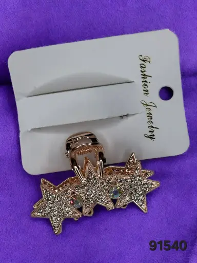 [915402] Crystal Mini Pearl Hair Clips, Hair Claw Clips for women
