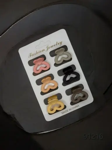 MINI HAIR CLIP (6PC)